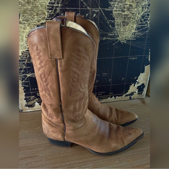 Rudel Cowboy Boots Size EE